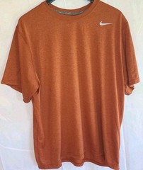 Nike Dri Fit XL Mens Short Sleeve T Shirt Dark Orange