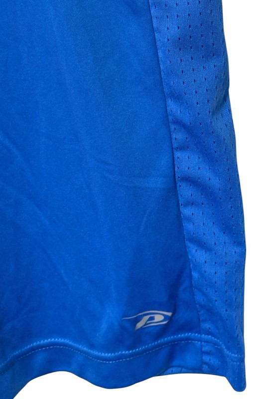 Pro Player Men's Blue & White Street Ball Basketball Park Jersey Large gallery