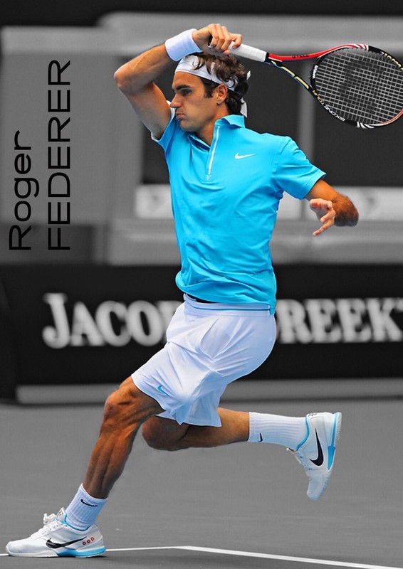 Roger Federer Nike 2010 Australian Open Shorts size:S (JPN M) Winner! gallery