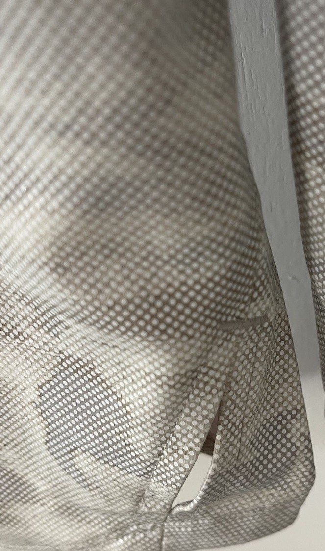 Men’s XL Columbia Titanium UPF 50 Sun Deflector(dots) Thumb holes, Shirt gallery