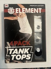 Element 4 Pack Tank Top M Cotton (New)