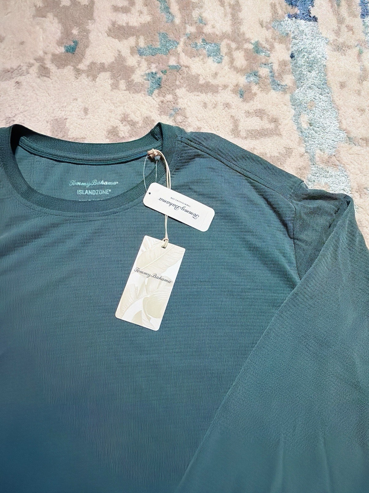 Tommy Bahama Men's Green IslandZone Pullover Crew Neck 3XLB Long Sleeve gallery