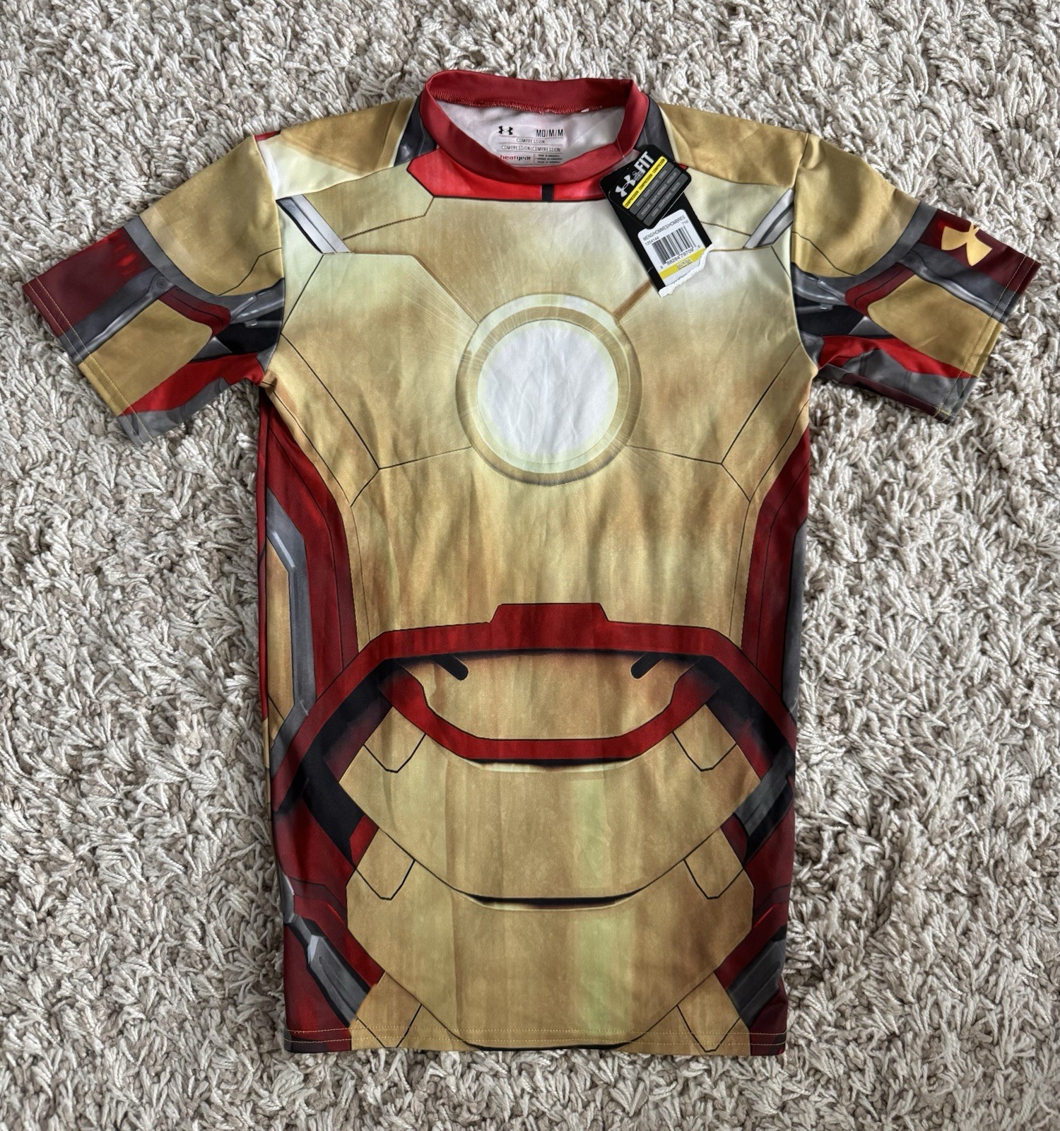 Ironman Alter Ego Under Armour Compression T Shirt Marvel Iron Man Mens Medium gallery