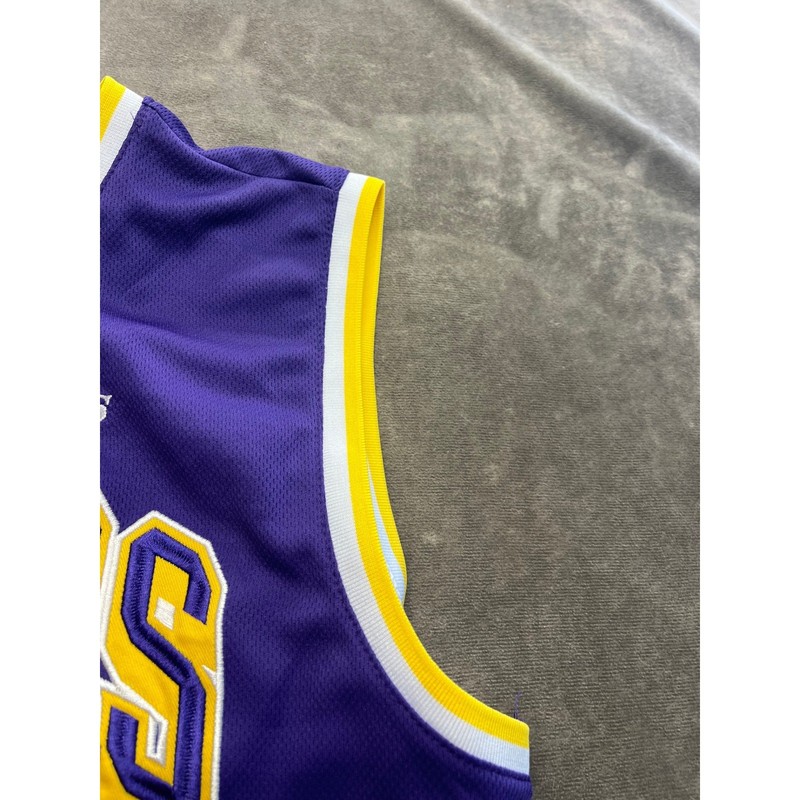 NBA Ultra Game Los Angeles Lakers Jersey Mens Medium Purple Basketball Tank Top gallery