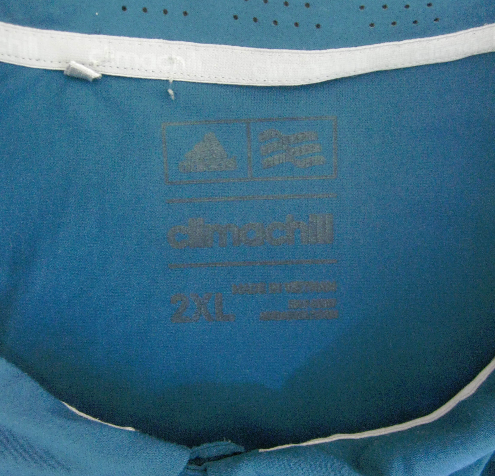ADIDAS ClimaChill Men's (Size 2XL) Blue Short Sleeve Golf Tennis Polo Shirt Top gallery