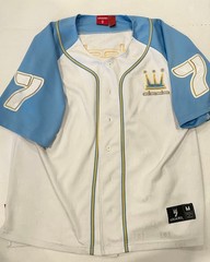 Men’s Y2K Dada Supreme Medium M White Blue 7 Jersey Small Blemishes. Baggy Fit!