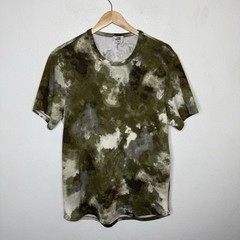 One Bone Bullet Tee Wrinkle Free Waffle T-Shirt Green Woodland Men’s -1 (Large)