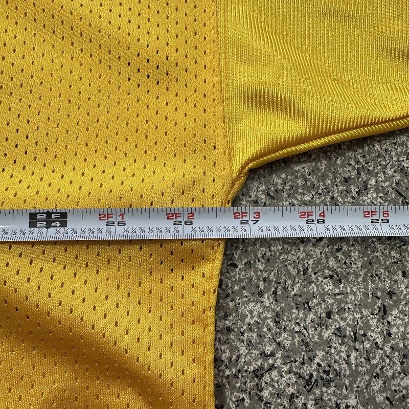 Vintage Clench Jersey #25 Mens XL Yellow Y2K JNCO FUBU Style Loose Baggy 701 gallery