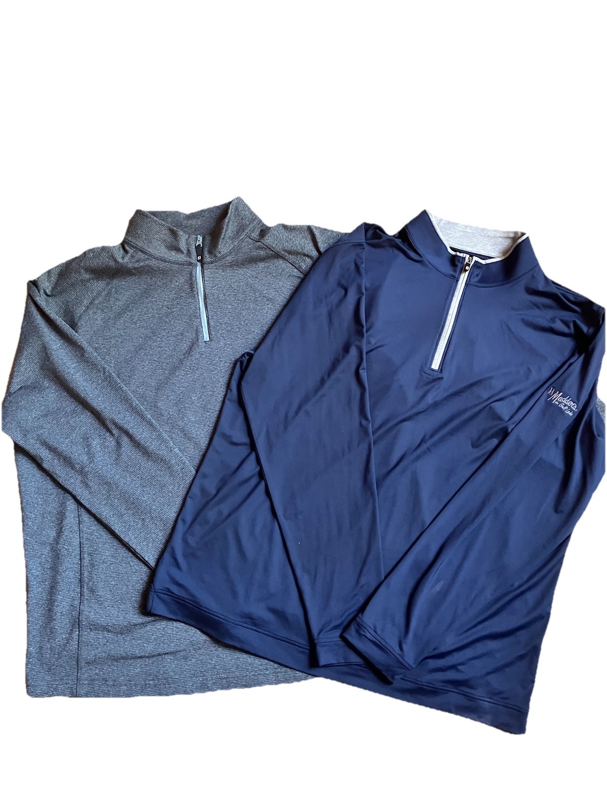 Foot Joy 1/4 Zip Performance Golf Pullover Lot Men’s XL Thermo Series Blue gallery