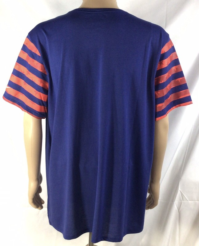 The Nike Tee Athletic Cut Dri Fit Men’s XXL USA Stars Stripes Red Blue JerseyNWT gallery