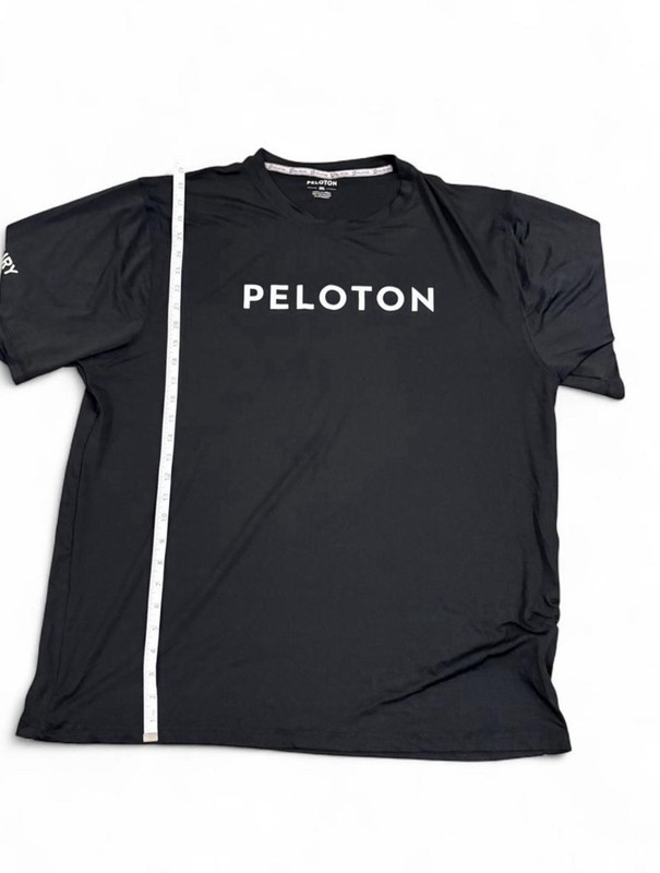Peloton Century Club 100 Ride Men’s 3XL XXL Black Crew Neck Breathable T-Shirt gallery