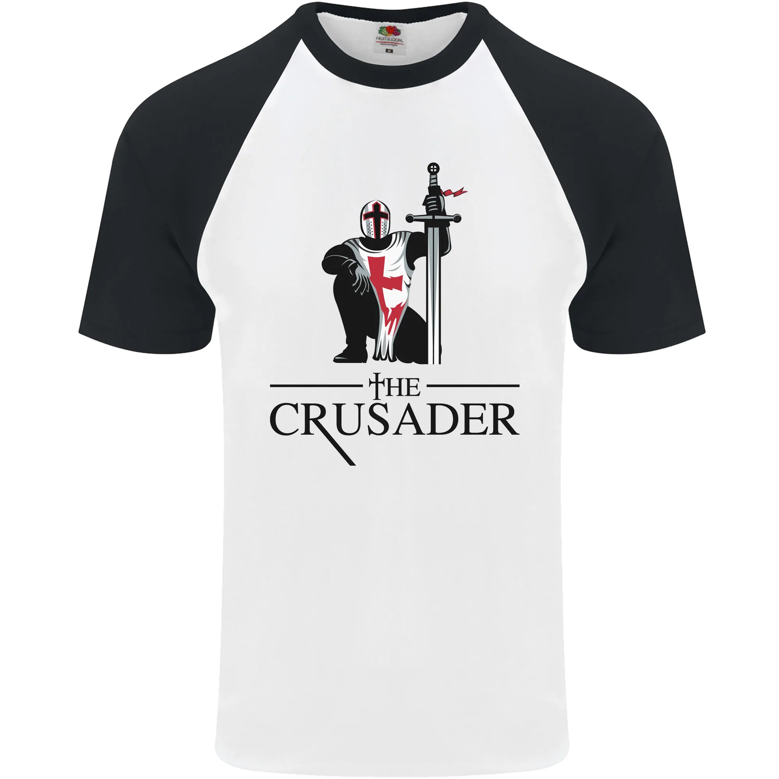 The Crusader Knights Templar St Georges Day Mens s/s Baseball T-Shirt gallery