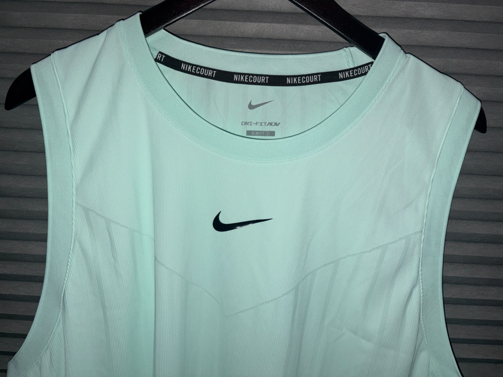 Nike Dri-Fit Court Advantage Alcaraz ADV Slam Tank Top Mens 2XL Mint Green gallery
