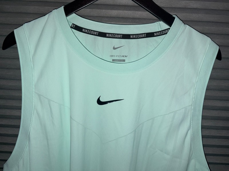 Nike Dri-Fit Court Advantage Alcaraz ADV Slam Tank Top Mens 2XL Mint Green gallery