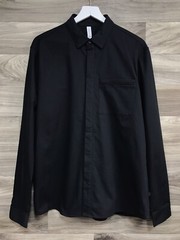 Lululemon Pocket Protector Buttondown LS Size Large Black BLK 51491.