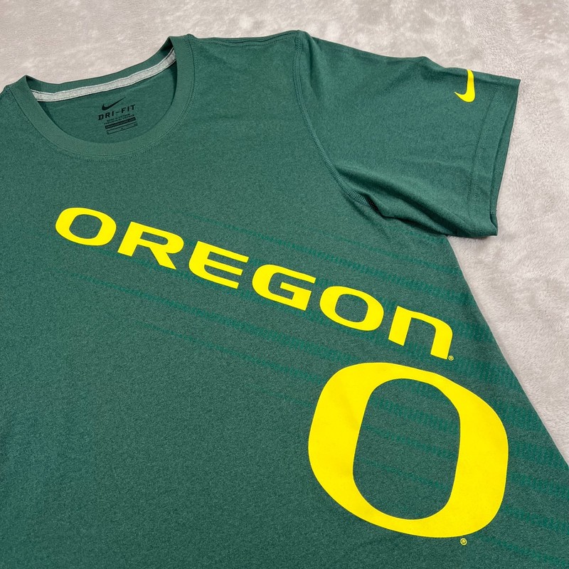 University Of Oregon Nike Shirt Mens Size Small Green Performance Dri Fit Ducks gallery
