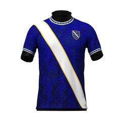 Design Custom Bosnia Heritage Football Soccer Jersey Personlized Names Blue