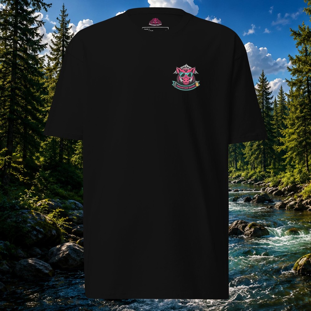 Men’s Mountain Swine Crag premium heavyweight tee