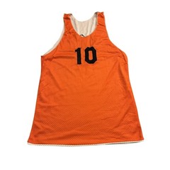 Vintage Basketball Jersey Mens M Orange Excellent Reversible Mesh Number 10