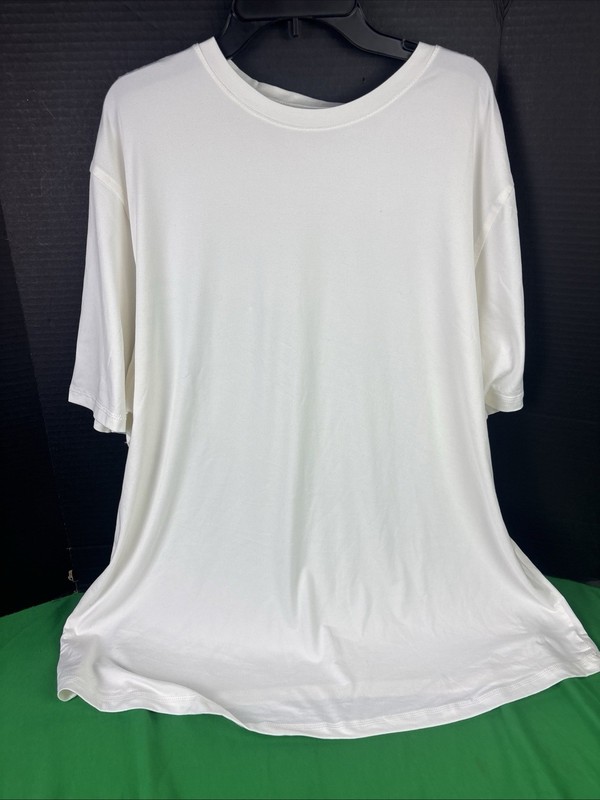 Outdoor Voices Men's CloudKnit T-Shirt Size XXL Cream gallery