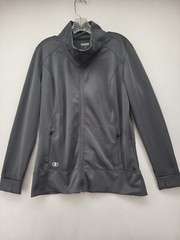 OGIO ENDURANCE MEN’S TOP GRAY LARGE ACTIVEWEAR ZIP UP JACKET SHIRT LOGO
