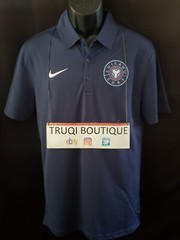 Nike DRI FIT Chicago Cubs Team Logo Franchise Performance Coaches Polo SMALL