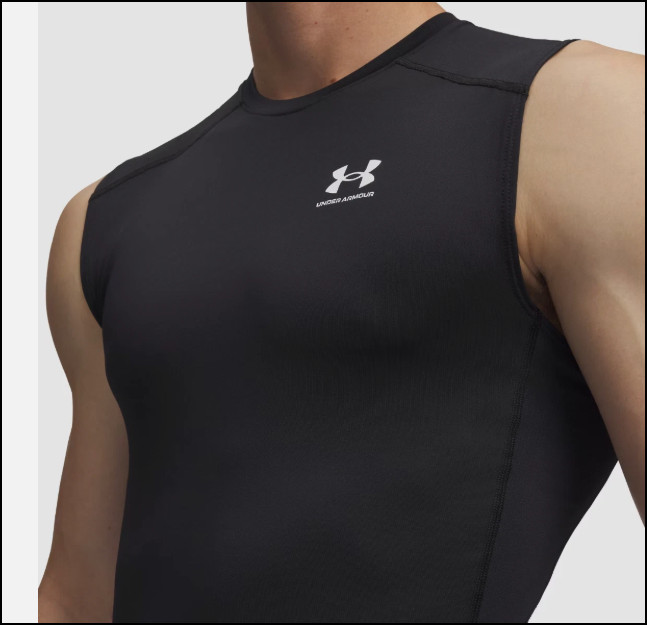 Under Armour Men's HeatGear® Compression Sleeveless Shirt 1361522 NWT MSRP $30 gallery