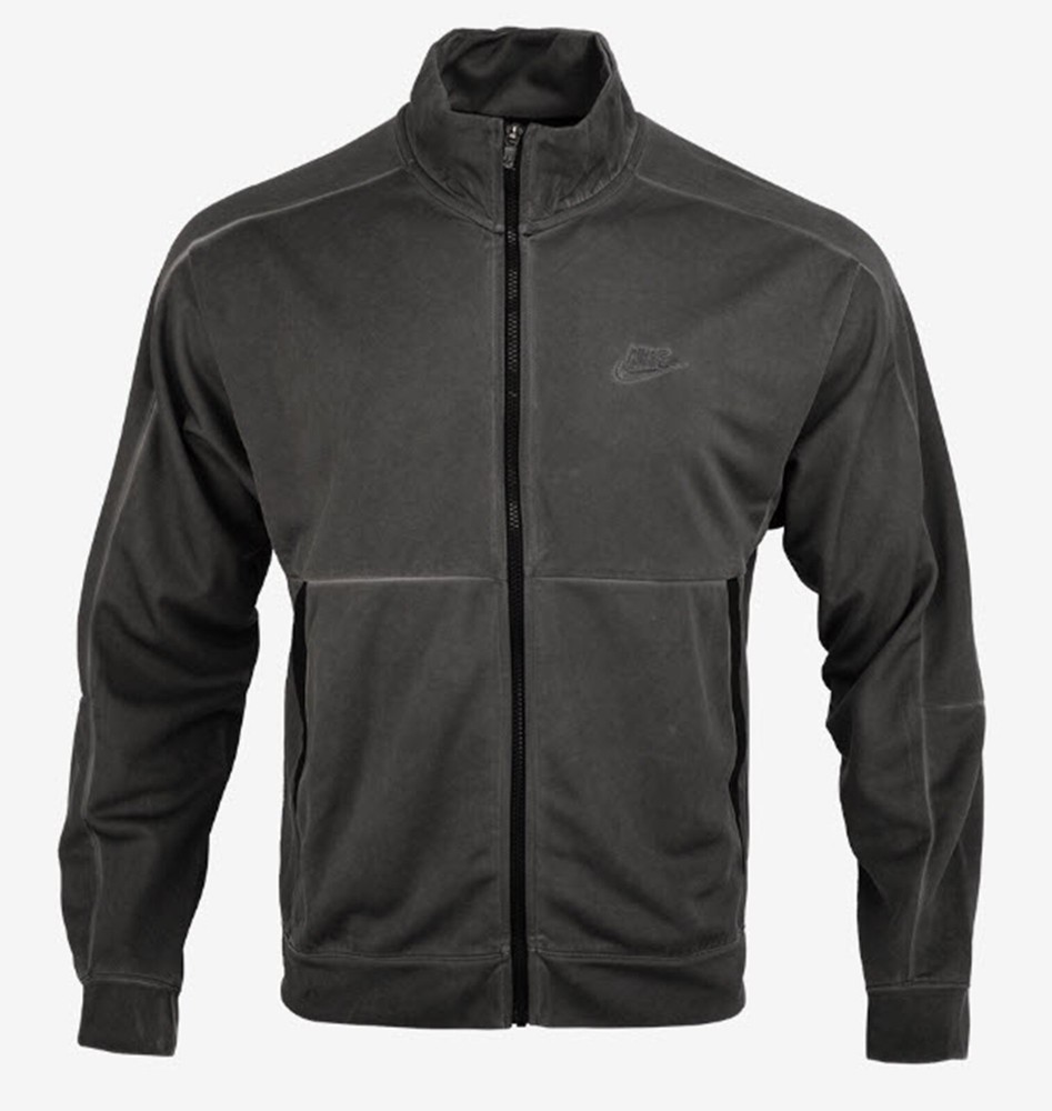 Nike Men NSW Washed Revival Jackets Black Training Jersey Top Jacket DA7177-010