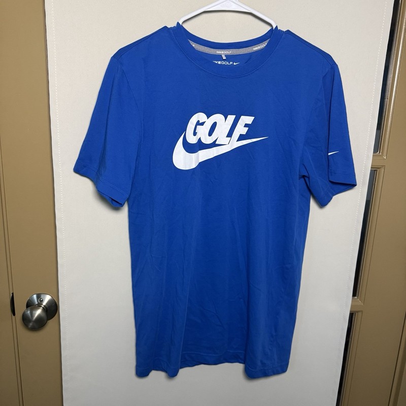 Nike Golf Men's Small DriFit Short Sleeve Tee T-Shirt Top Logo Crewneck gallery