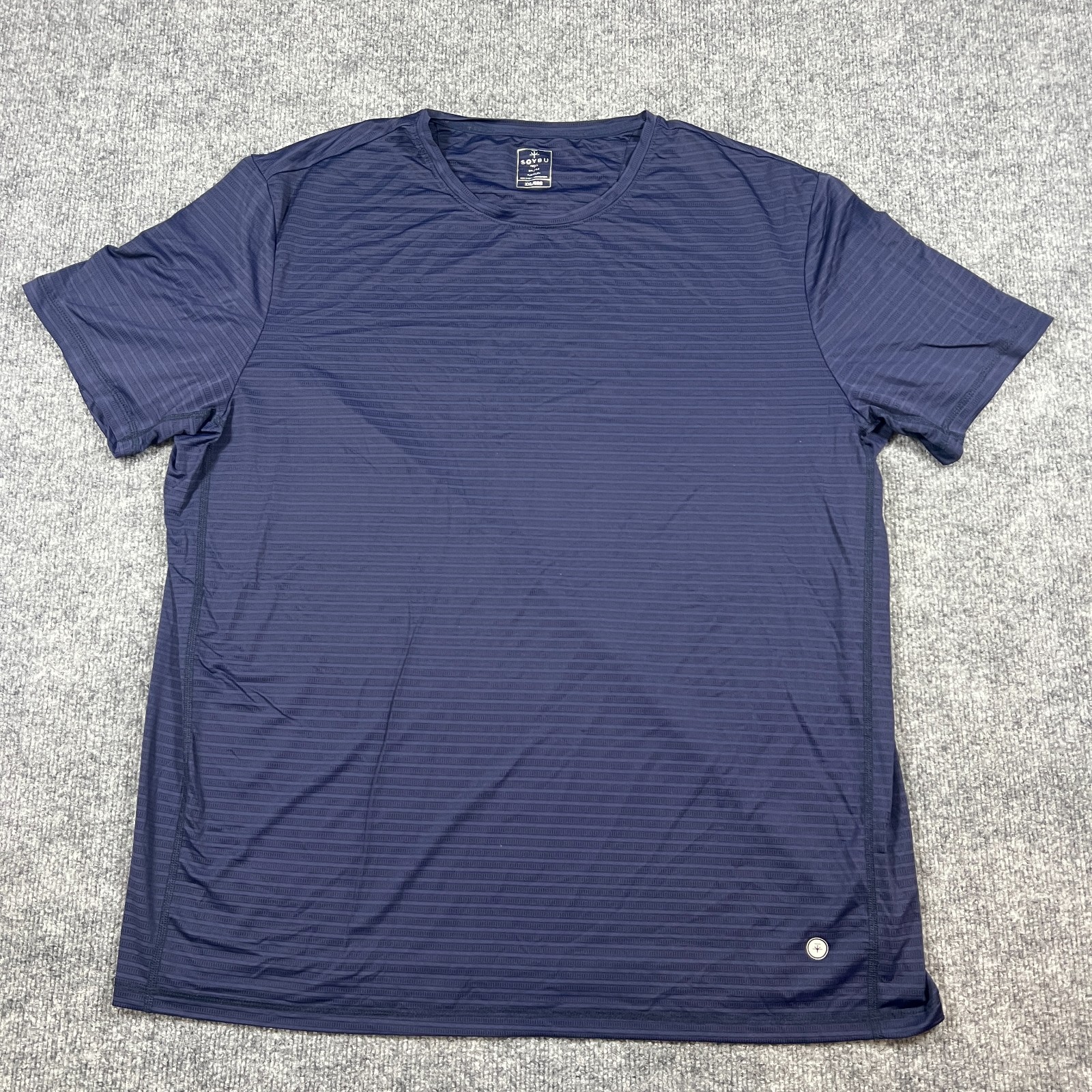 Soybu Performance Top Mens 2XL Navy Blue Stretch Mesh Lined Moisture Wicking gallery