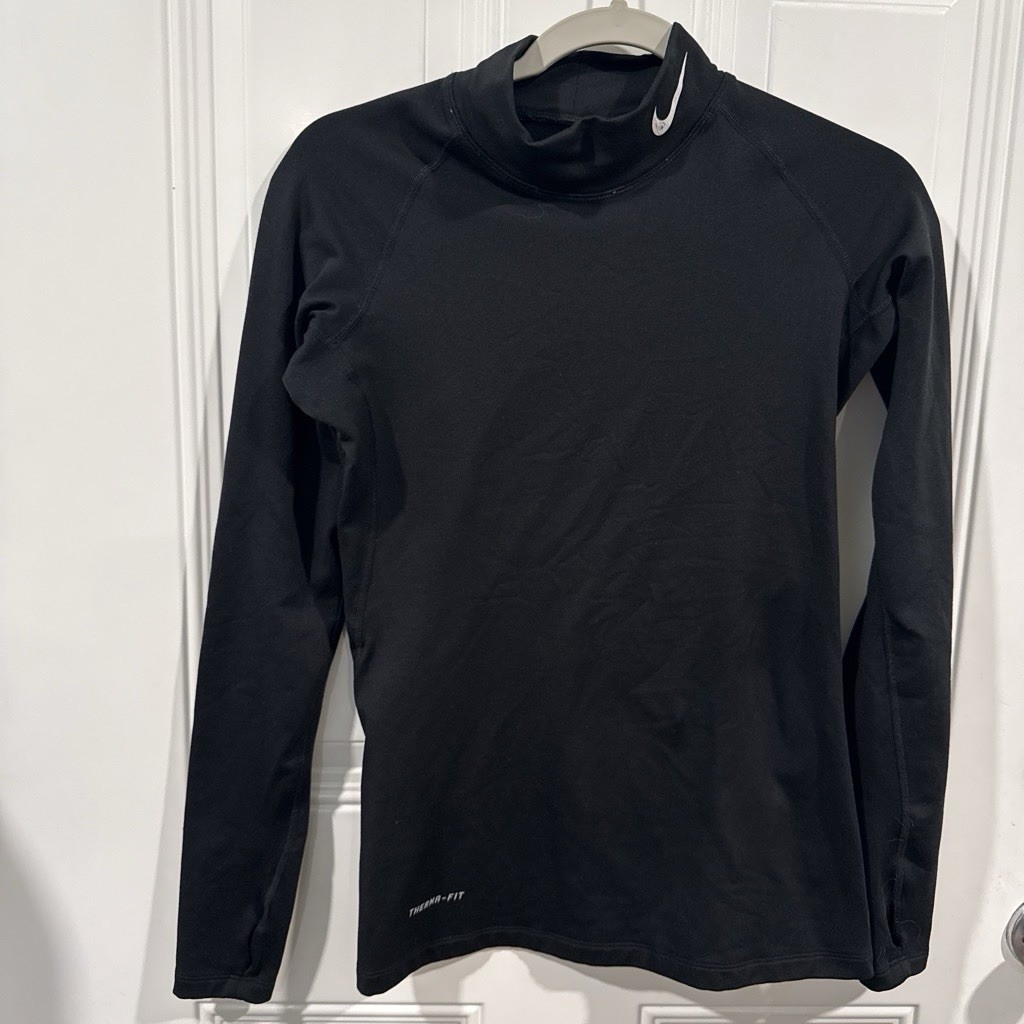 Nike Pro Combat Fitted Long Sleeve Shirt Men's Small, Black gallery