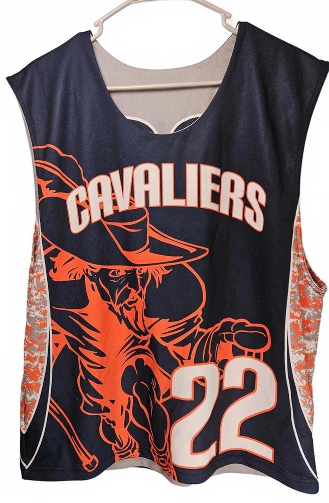 Cleveland Cavaliers Reversible Basketball Jersey #22 Blue Gray Size L/XL NBA