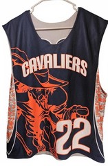 Cleveland Cavaliers Reversible Basketball Jersey #22 Blue Gray Size L/XL NBA