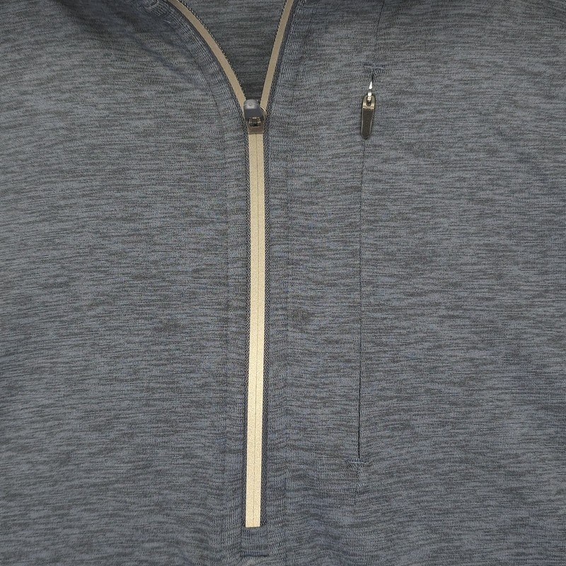 VRST Accelerate Blue Half Zip Pullover Long Sleeve Golf Workout Gym Men's Size L gallery