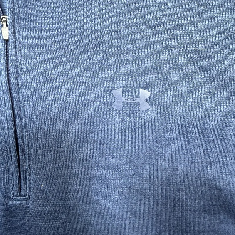 Under Armour Sweater Fleece Men's XL Blue UA Storm 1 1/4 Zip Golf Rain Stretch gallery