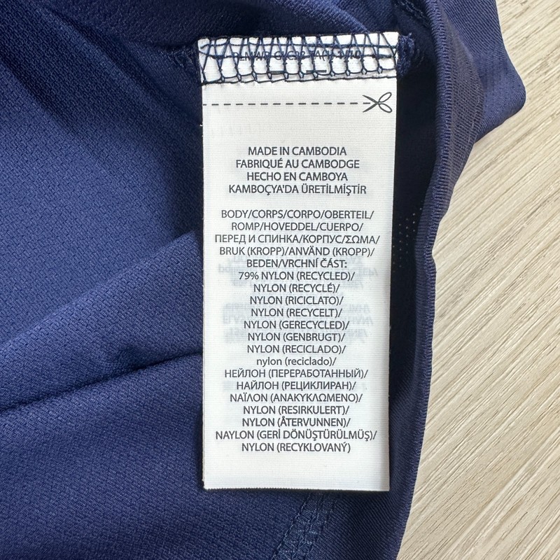 Ralph Lauren RLX Performance Mesh Long Sleeve Shirt Mens Medium Navy Blue gallery