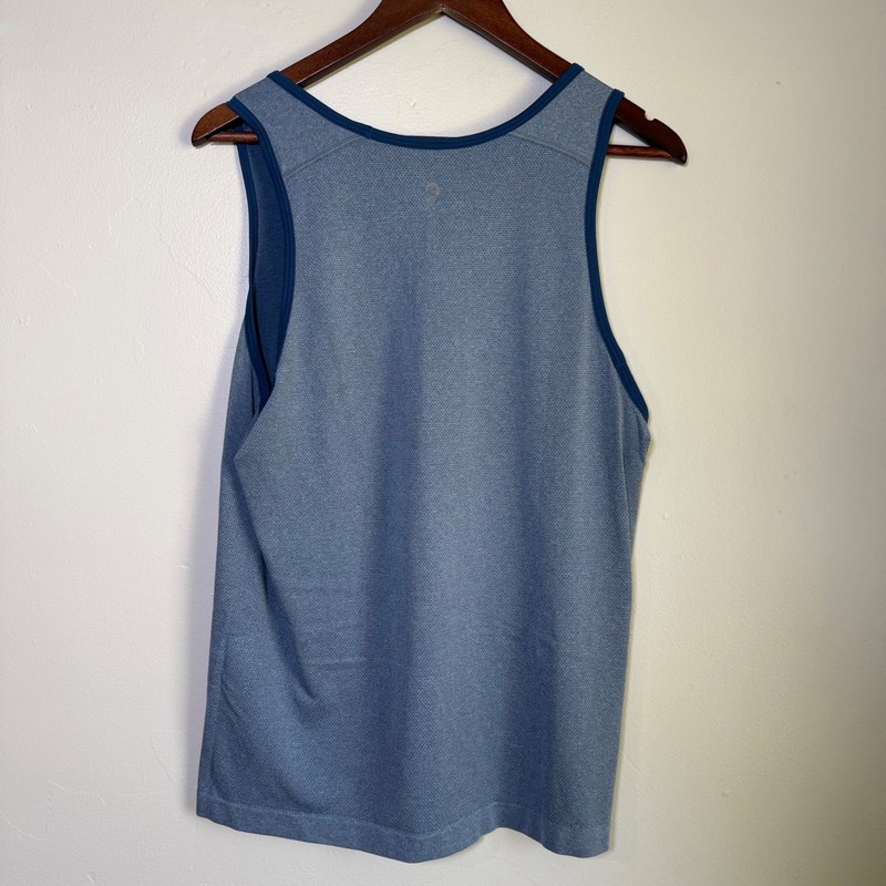 Lululemon Metal Vent Tech 2.0 Breathable Mesh Tank Top Size Large Blue gallery