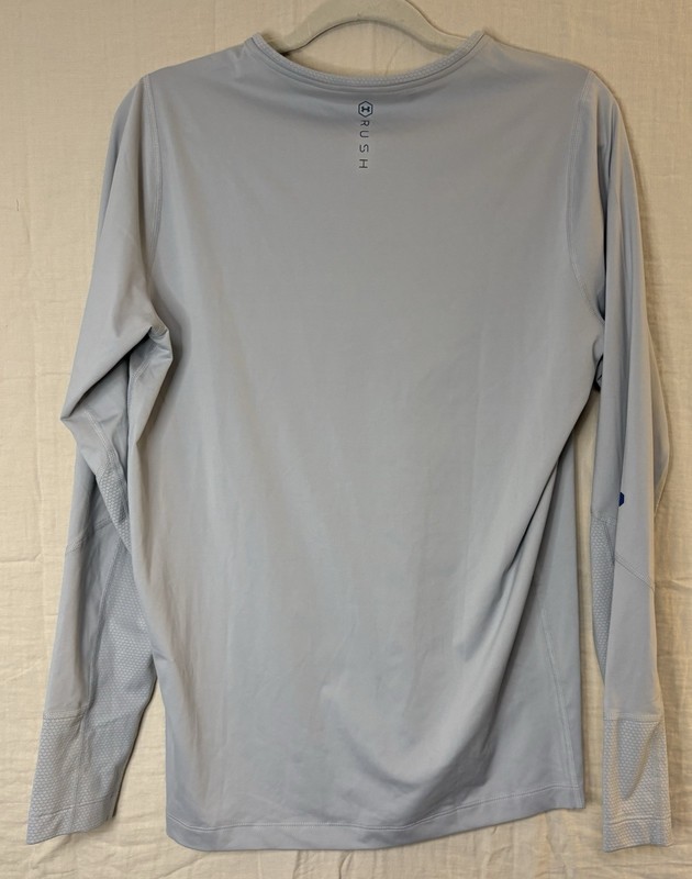 Under Armour HeatGear RUSH Crew Neck Pullover Long Sleeve Gray Athletic XL gallery