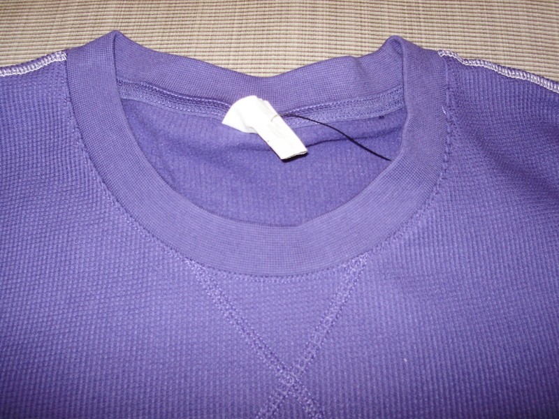NIKE FJ9547-513 Purple White Crew Pullover Fleece L/S Thick Top Men's Medium gallery