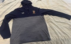 Men’s Under Armour NAVAL ACADEMY SQUASH Hooded, Long Sleeve Top Size Large