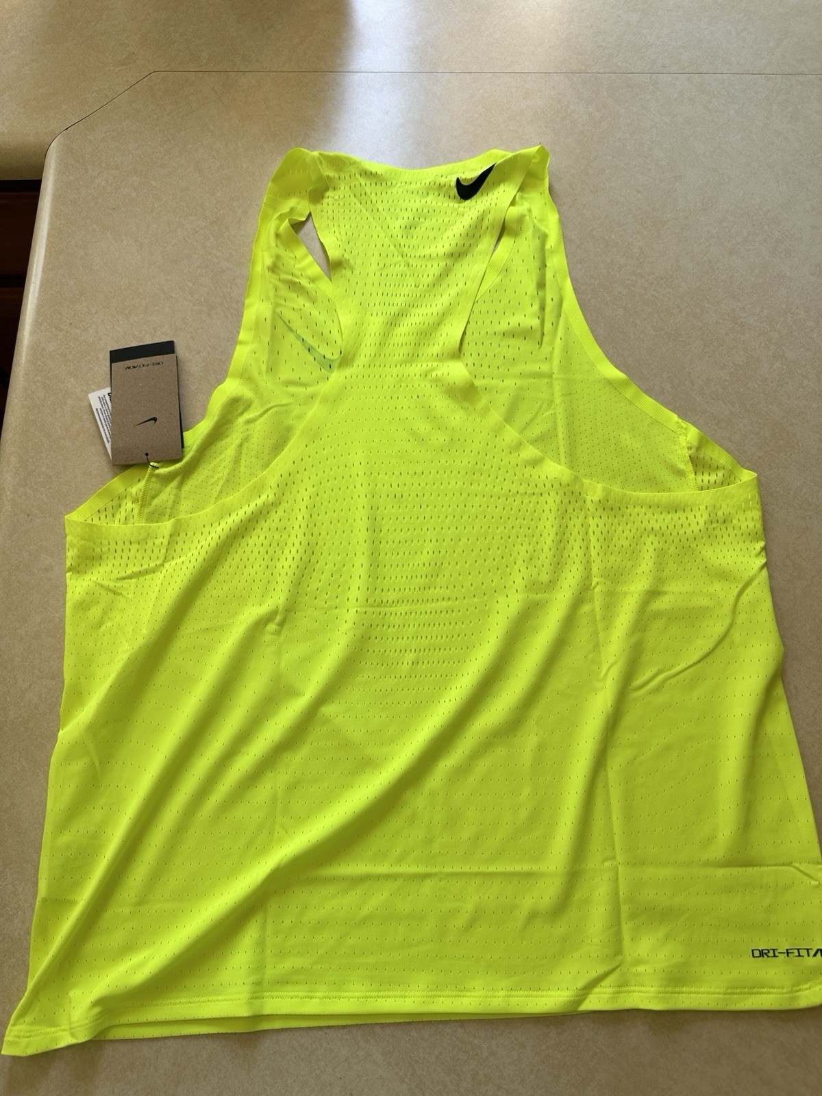 Nike AeroSwift Dri-FIT ADV Singlet Tank FN4231-702 Volt Green Men’s XL NWT $90 gallery