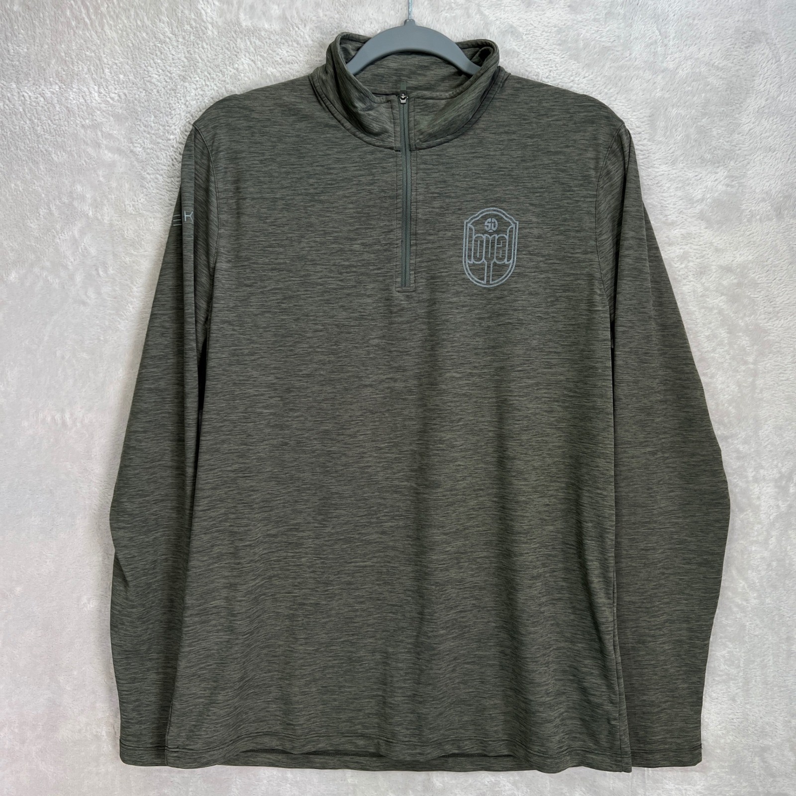 ANETIK Mens Small SD Loyal 1/4 Zip Pullover Performance UPF 30+ Stretch gallery