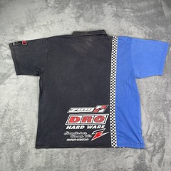 Vintage Motocross Racing Shirt Men 2XL Polo Wheeling Cycle Supply Supermoto Bike