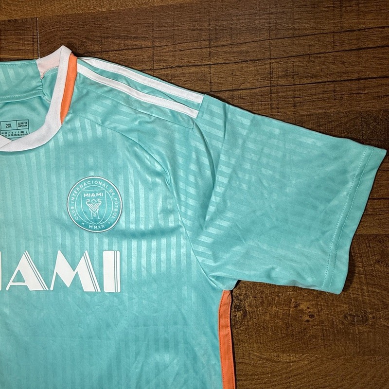 Adidas Inter Miami CF Lionel Messi #10 Royal Caribbean Slim Fit Jersey XL gallery