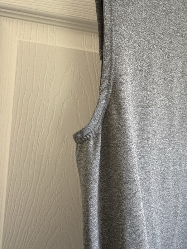 Nike Pro Combat Dri-FIT Compression Tank Sleeveless Crew Neck Gray Men’s L gallery