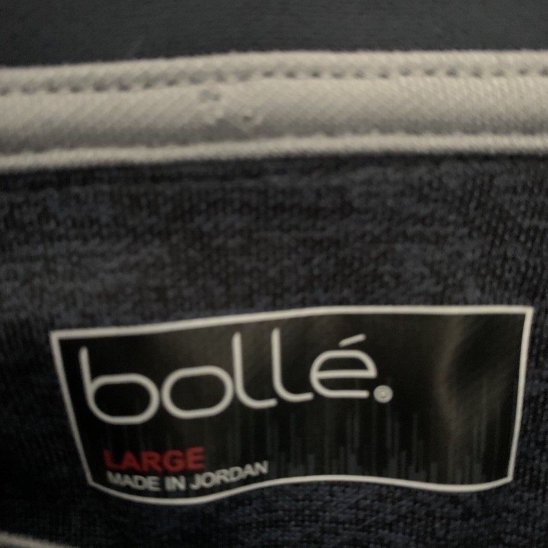 Mens Bolle 1/4 Zip Pullover Size L Blue EUC gallery