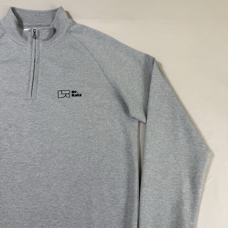 Holderness & Bourne Quarter Zip Pullover Men’s Size Small Grey The Robbins Golf gallery