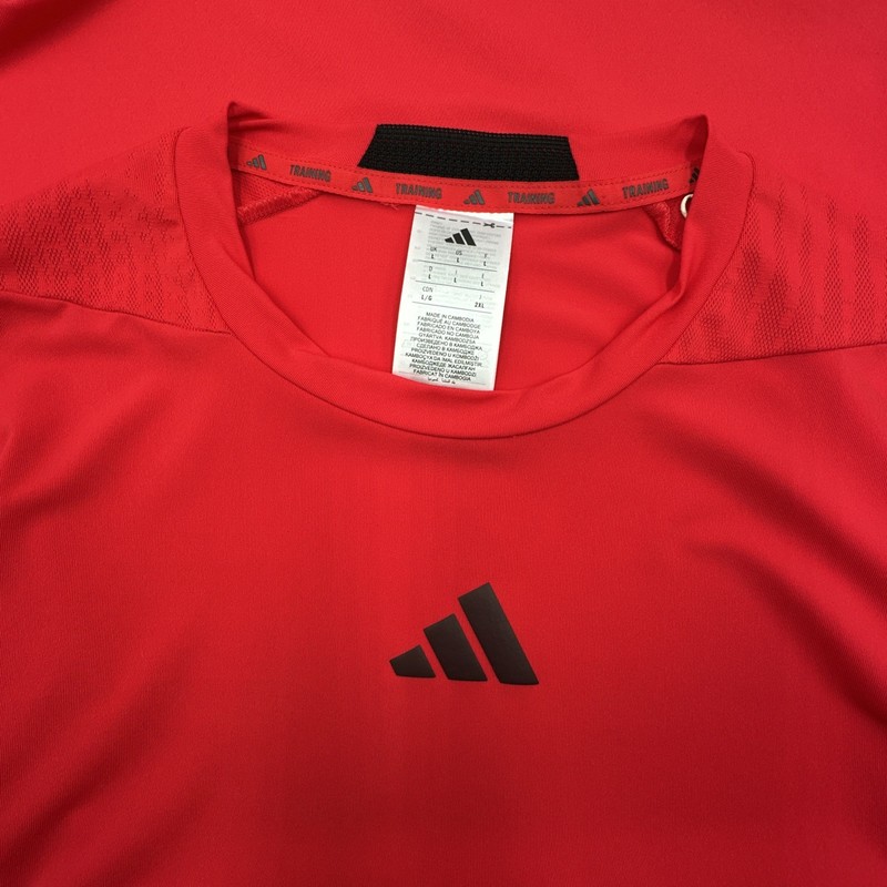 Adidas Designed For Training Intensity Tee - Pure Ruby - JY6341 - Men's Large gallery
