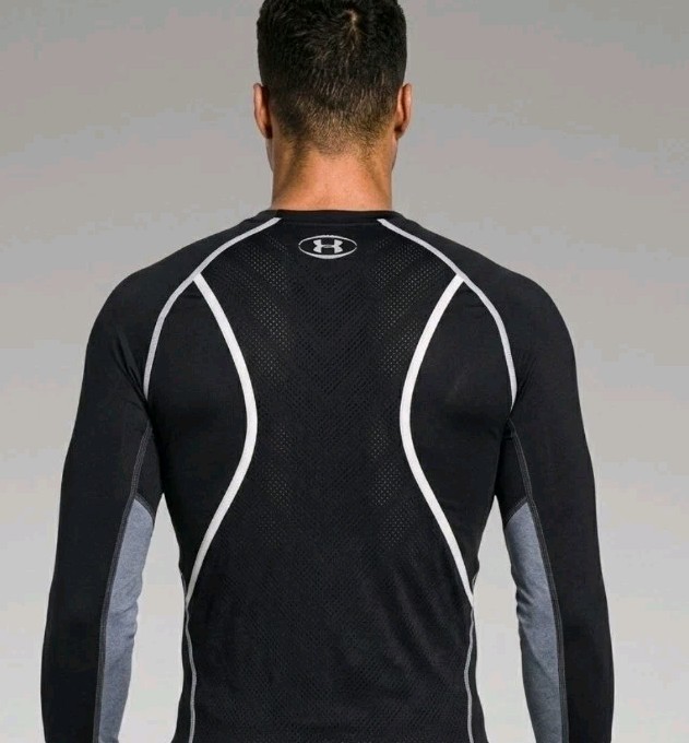 Under Armour Men's ColdGear Long Sleeve Compression Shirt Pullover! Size S gallery