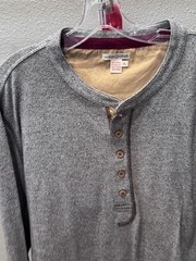 Carbon 2 Cobalt Unique Button SWEATER Shirt XL Extra Large